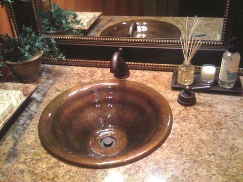 Picture of Vertigo Bronze Bath Sink
