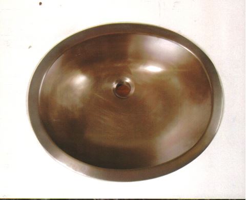 Picture of 20" Oval Bronze Bath Sink
