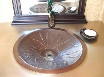 Picture of Dragonfly Bronze Vessel Sink