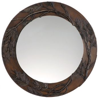 Picture of Pine Bough Round Mirror