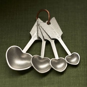 Picture of Beehive Handmade Heart Measuring Spoons