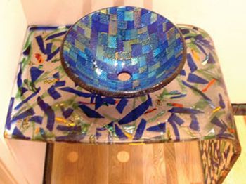 Picture of Blue Dichroic Sink
