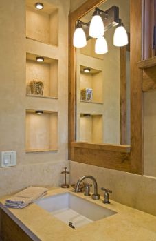 Picture of Sonoma Forge | Bathroom Faucet | WherEver Gooseneck | Deck Mount