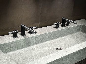 Picture of Sonoma Forge | Bathroom Faucet | Strap Widespread | Deck Mount