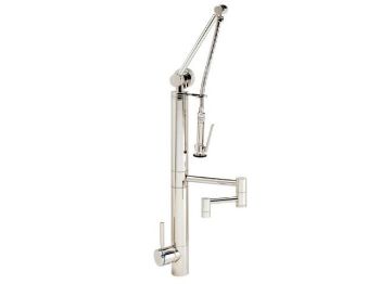 Picture of Waterstone Contemporary Gantry Kitchen Faucet with 12" Articulated Spout