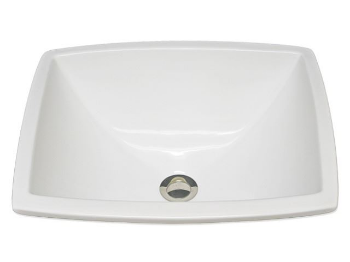 Picture of Hand Crafted Sink | 18" Rectangle Undermount Ceramic Sink