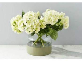 Picture of Sage Colorblock Flower Vase