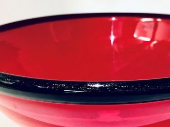 Blown Glass Sink | Ruby Red