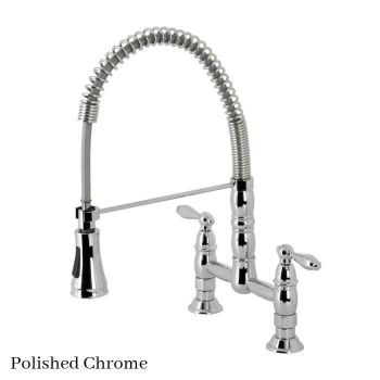 Gourmetier Heritage faucet GS1271AL Polished Chrome finish