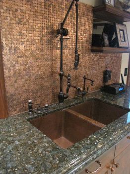 Picture of Waterstone Towson Gantry Kitchen Faucet with 18" Articulated Spout