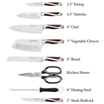 Picture of Heritage Steel Classic Cutlery Collection by Hammer Stahl - 12 Piece