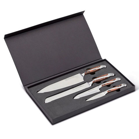 Picture of Heritage Steel Cutlery Essentials Set by Hammer Stahl - 4 Piece