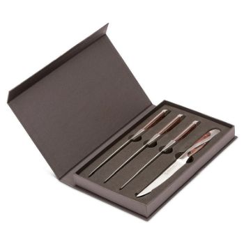Picture of Heritage Steel Steak Knife Set by Hammer Stahl - 4 Piece