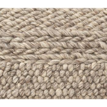 Picture of Handwoven Textured Taupe Pillow 14x40