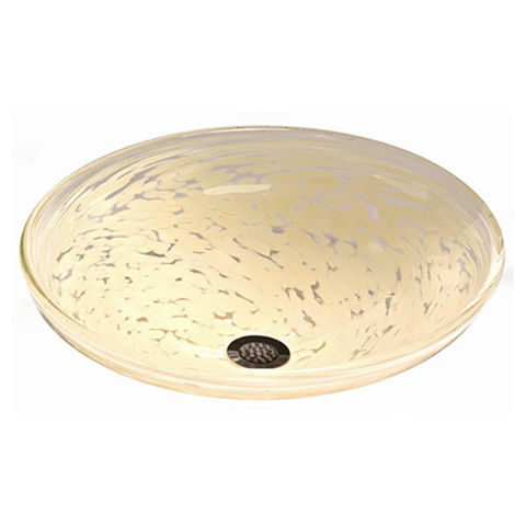 Blown Glass Sink | Ivory Classic