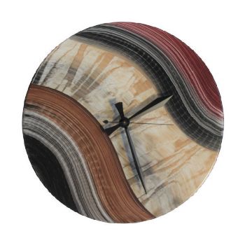 Picture of Grant-Norén Round Wall Clock - Arctic River