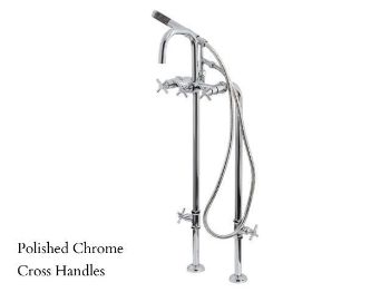 Picture of Kingston Brass Concord Freestanding Tub Filler Faucet with Hand Shower