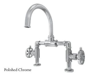 Picture of Kingston Brass Belknap Deck Mount Bridge Bathroom Faucet