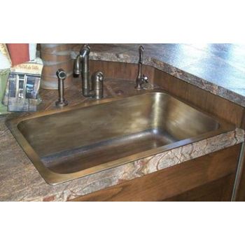 Cast Bronze Kitchen Sink - 32"